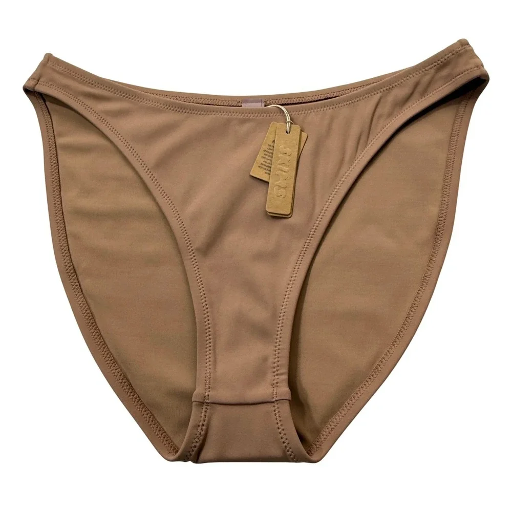 SKIMS Shaping Swim Dipped Bikini Bottom Sienna Large
